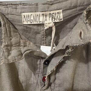 Magnolia Pearl Pants Miners 255 Paradox Houndstooth checkered patch